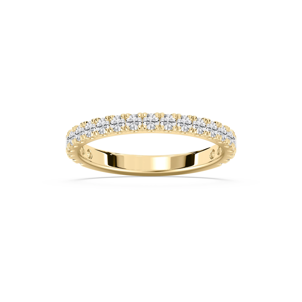 Meg 2/3 ctw Round LGD Wedding Band - 18K Yellow Gold