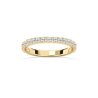 Meg 2/3 ctw Round LGD Wedding Band - 18K Yellow Gold