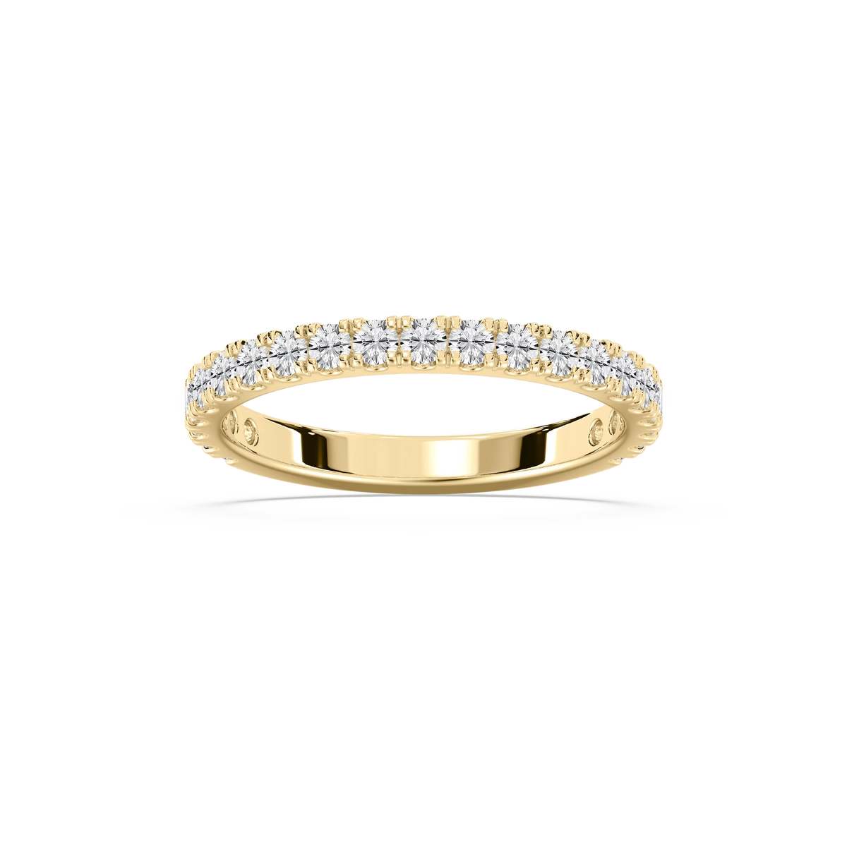 Meg 2/3 ctw Round LGD Wedding Band - 18K Yellow Gold