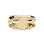 Cooper 2/5 ctw Round LGD 6.40mm Eternity Mens Wedding Band