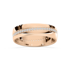 Cooper 2/5 ctw Round LGD 6.40mm Eternity Mens Wedding Band