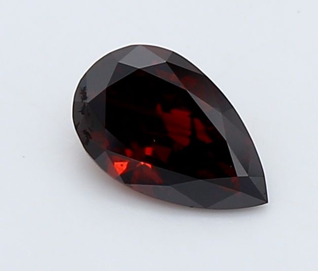 0.51 ct Pear Fancy Lab-Grown Diamond — Orange / SI2 (IGI)