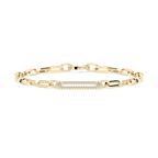 1/3 ctw Round LGD Chain Link Bracelet  - 7 Inches
