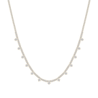 15 ½ ctw Round LGD Dangle Tennis Necklace - 18 Inches - Signature Collection