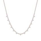 15 ½ ctw Round LGD Dangle Tennis Necklace - 18 Inches - Signature Collection