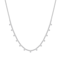 15 ½ ctw Round LGD Dangle Tennis Necklace - 18 Inches - Signature Collection