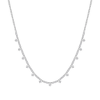 15 ½ ctw Round LGD Dangle Tennis Necklace - 18 Inches - Signature Collection