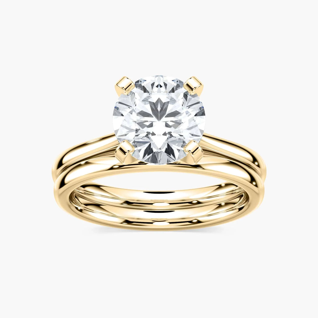 Marie LGD Cathedral Solitaire Wedding Set
