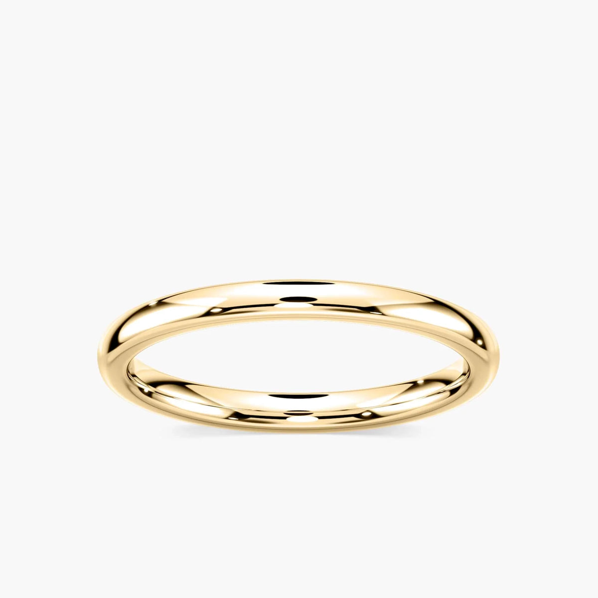 Marie 2.20mm Dome Plain Metal Band