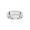 Chad 1/2 ctw Round LGD 7.00mm Double Edge Mens Wedding Band