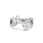 Double Heart Fashion Ring