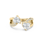 Double Heart Fashion Ring