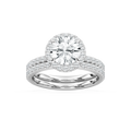 Dream LGD Halo Classic Prong Wedding Set
