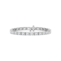 12 ctw Emerald LGD East West Tennis Bracelet  - 7 Inches - Signature Collection