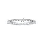 12 ctw Emerald LGD East West Tennis Bracelet  - 7 Inches - Signature Collection