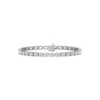 8 ¹⁄₂ ctw Oval LGD East West Tennis Bracelet  - 7 Inches