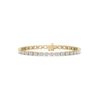 8 ¹⁄₂ ctw Oval LGD East West Tennis Bracelet  - 7 Inches