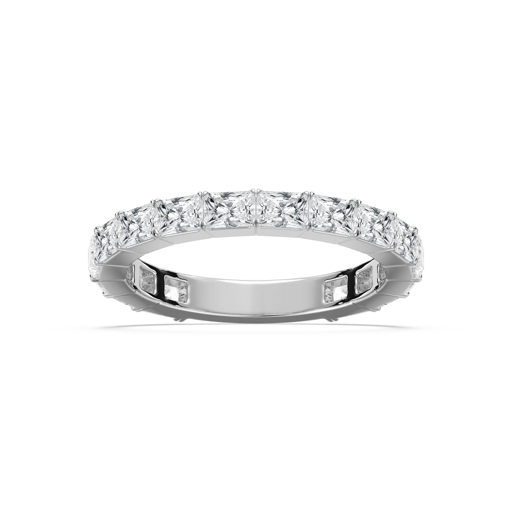 Eliza 1 ⅞ ctw Radiant LGD East West Three Quarter Eternity Band