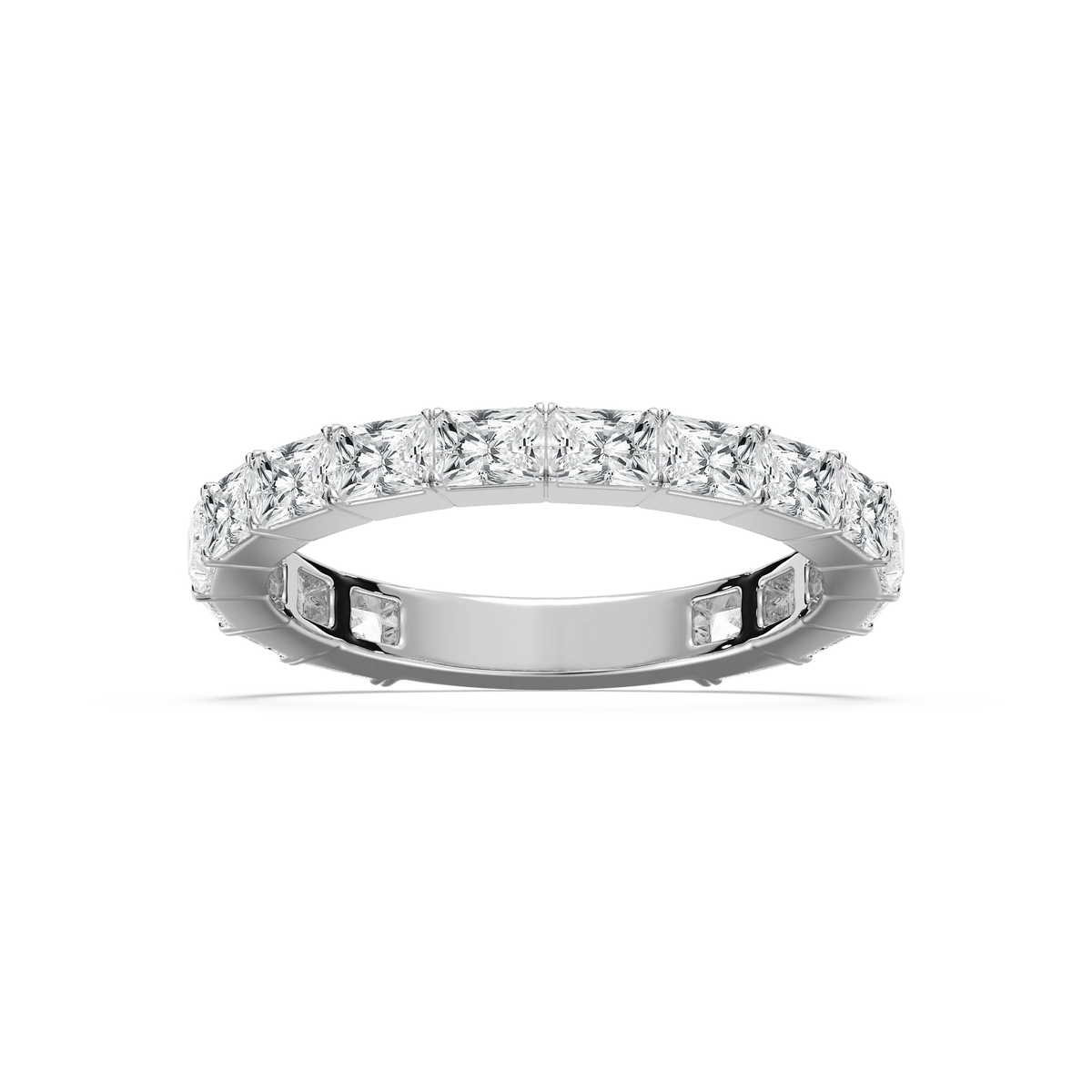 Eliza 1 ⅞ ctw Radiant LGD East West Three Quarter Eternity Band
