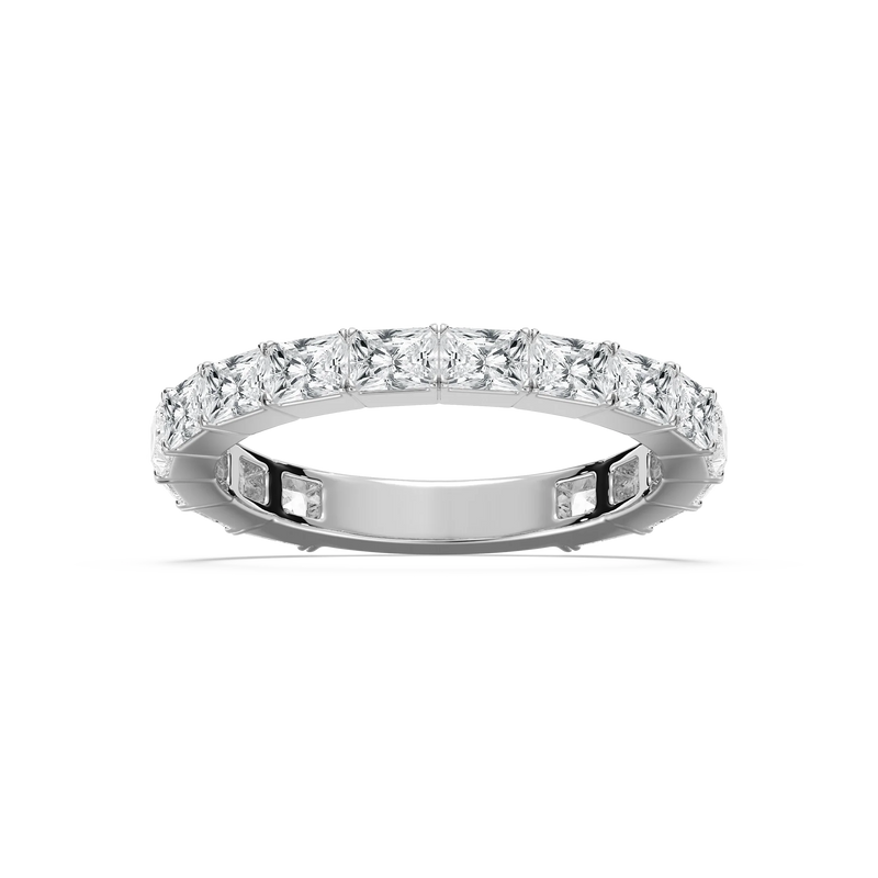 Eliza 1 ⅞ ctw Radiant LGD East West Three Quarter Eternity Band