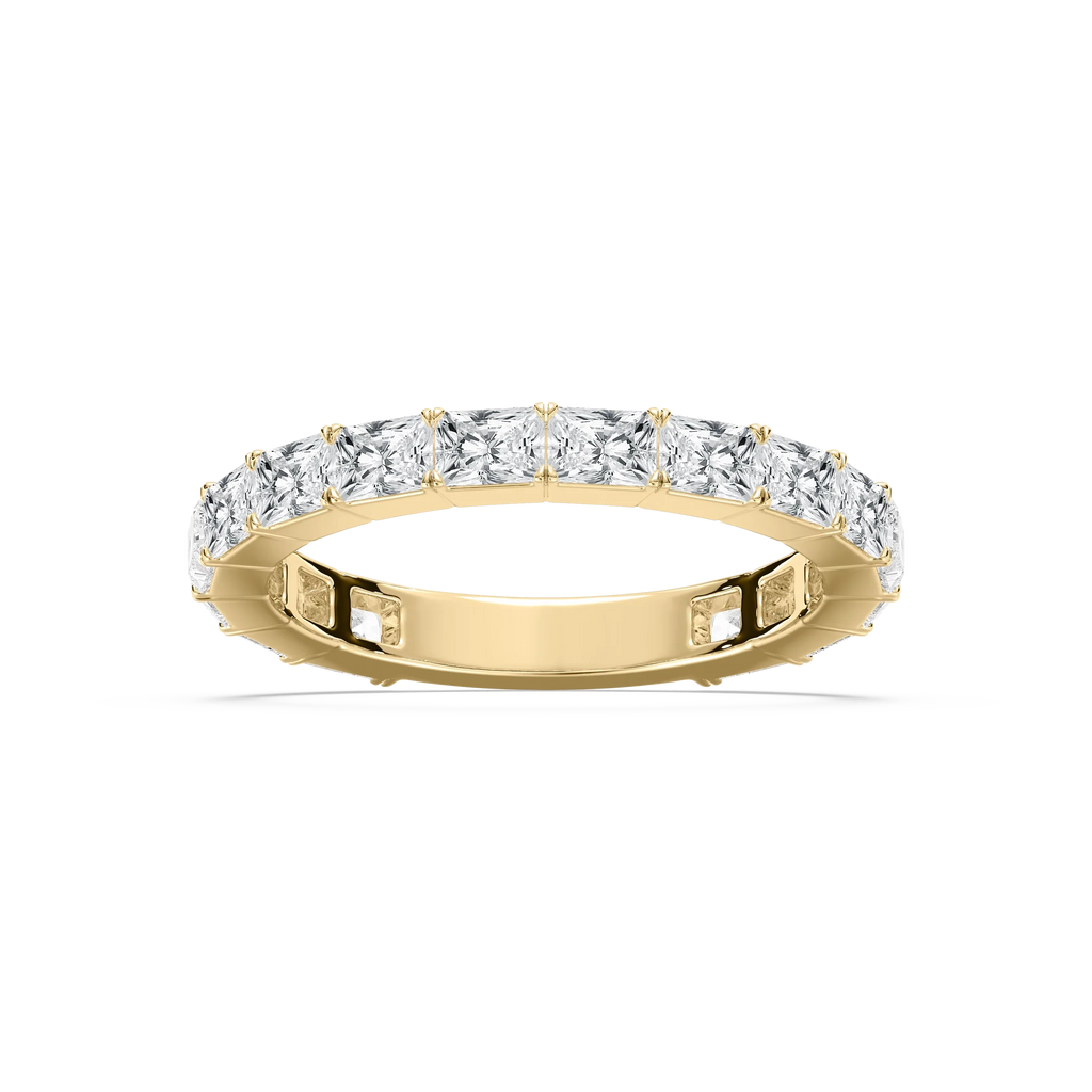 Eliza 1 ⅞ ctw Radiant LGD East West Three Quarter Eternity Band