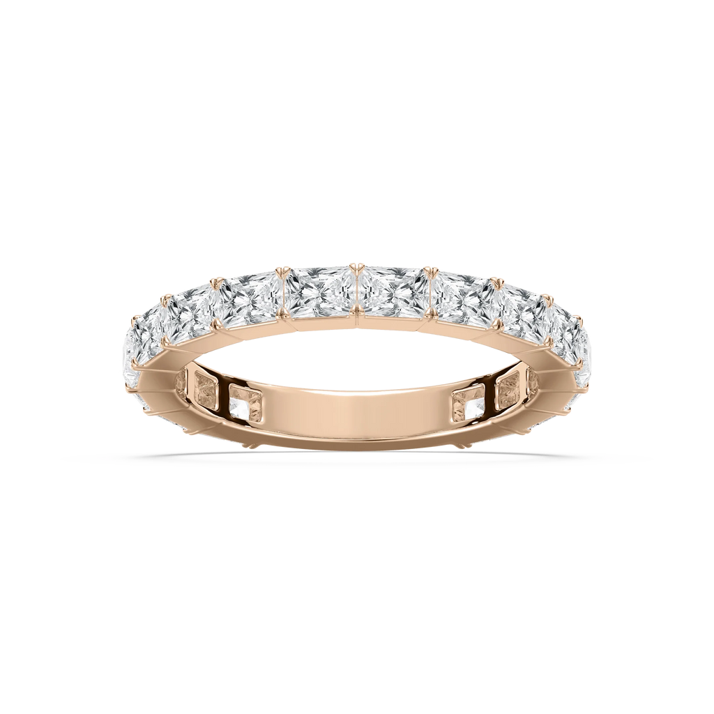 Eliza 1 ⅞ ctw Radiant LGD East West Three Quarter Eternity Band