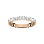 Eliza 1 ⅞ ctw Radiant LGD East West Three Quarter Eternity Band
