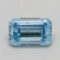 0.3 ct Emerald Fancy Lab-Grown Diamond — Blue / VS2 (IGI)
