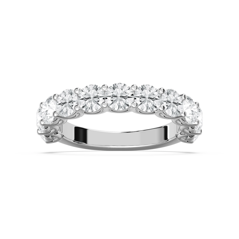 Chorus 2 ⅓ ctw Round LGD Eleven Stone U Prong Anniversary Band - 14K White Gold / F-VS2