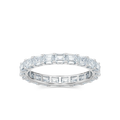 Eva Emerald LGD East West Prong Eternity Band