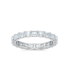 Eva Emerald LGD East West Prong Eternity Band
