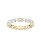 Eva Emerald LGD East West Prong Eternity Band