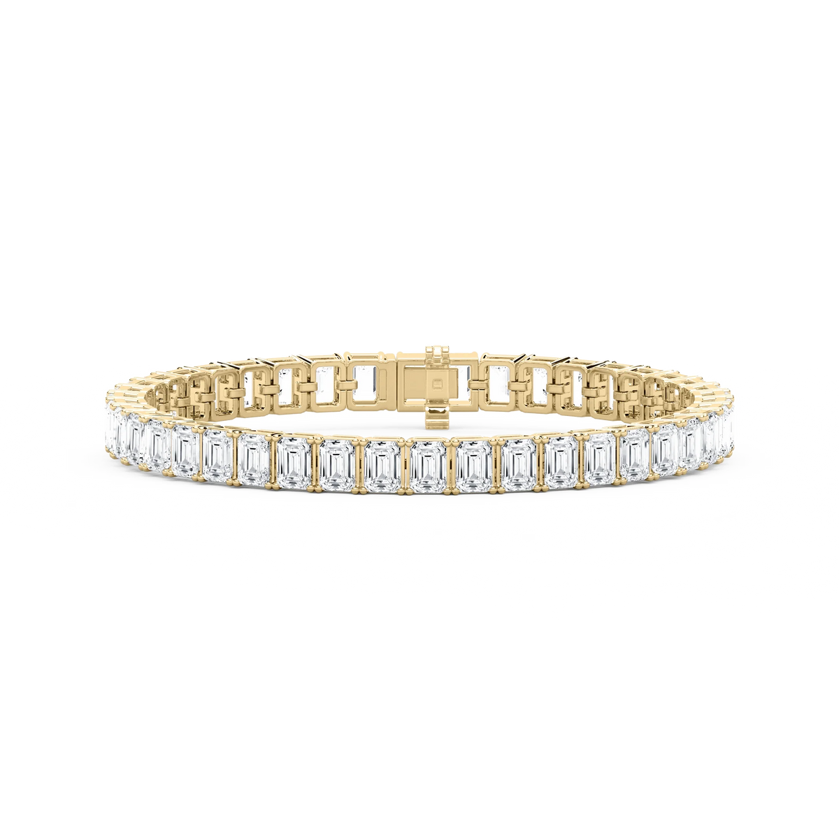 21 ctw Emerald LGD Classic Tennis Bracelet  - 7 Inches - Signature Collection