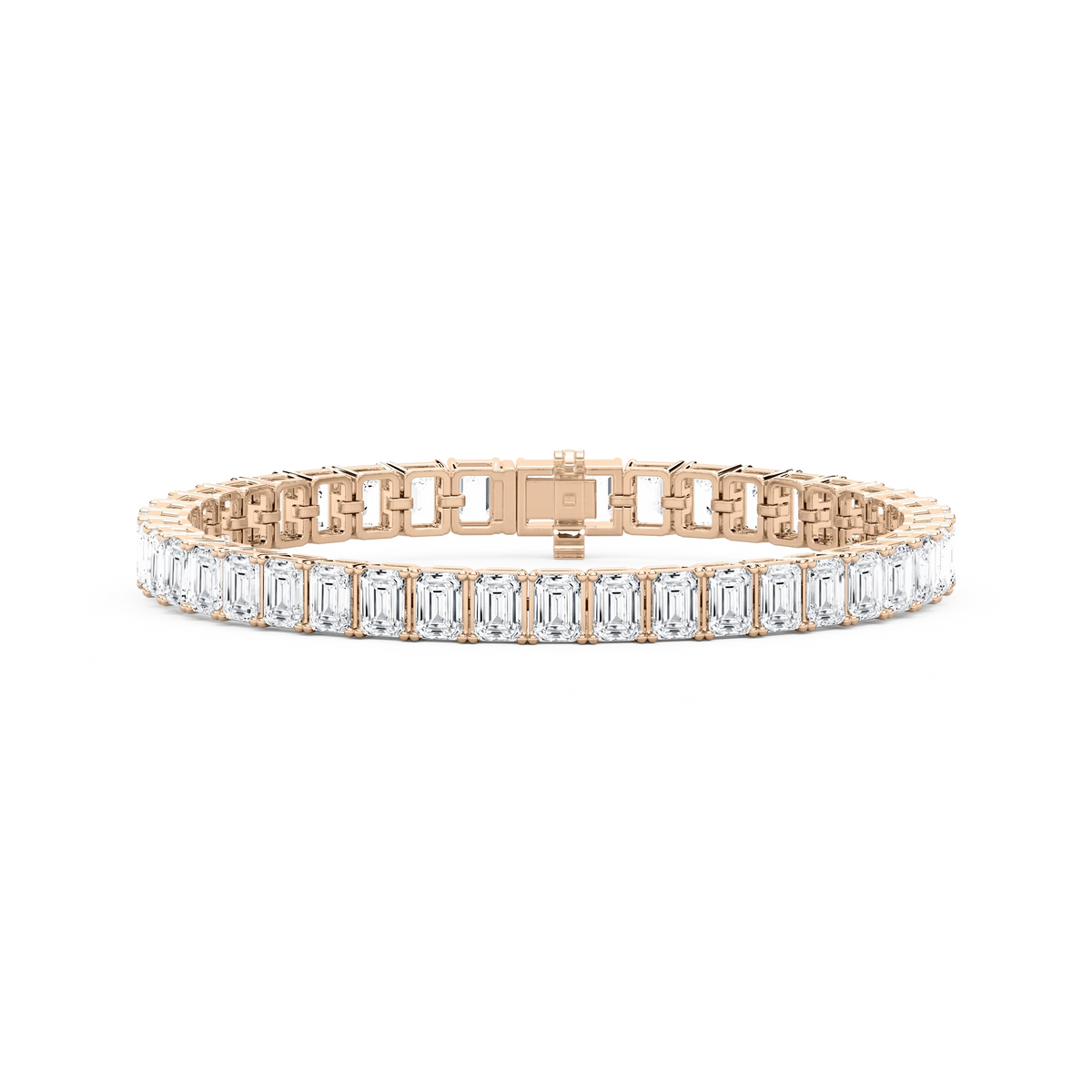 21 ctw Emerald LGD Classic Tennis Bracelet  - 7 Inches - Signature Collection