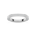 Emile 2/3 ctw Round LGD Channel Set Wedding Band - 14K White Gold