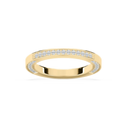 Emile 2/3 ctw Round LGD Channel Set Wedding Band - 14K Yellow Gold