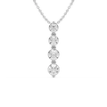 2 ⅙ ctw Round LGD Eternal Journey Pendant  - 18 Inches