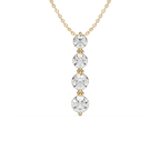2 ⅙ ctw Round LGD Eternal Journey Pendant  - 18 Inches