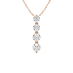 2 ⅙ ctw Round LGD Eternal Journey Pendant  - 18 Inches