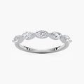 Amir 3/4 ctw Marquise LGD Shared Prong Wedding Band