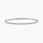 Round LGD Flexible Tennis Bangle Bracelet  - 7 Inches