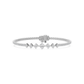 3 ³⁄₄ ctw Round LGD Graduated Tennis Bracelet  - 7 Inches