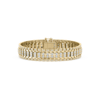 7 ctw Round LGD Grand Pave Cluster Bracelet  - 8 Inches