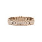 7 ctw Round LGD Grand Pave Cluster Bracelet  - 8 Inches