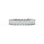 Hadassah Radiant LGD Shared Prong Eternity Band - 18K White Gold / 12.50 ctw