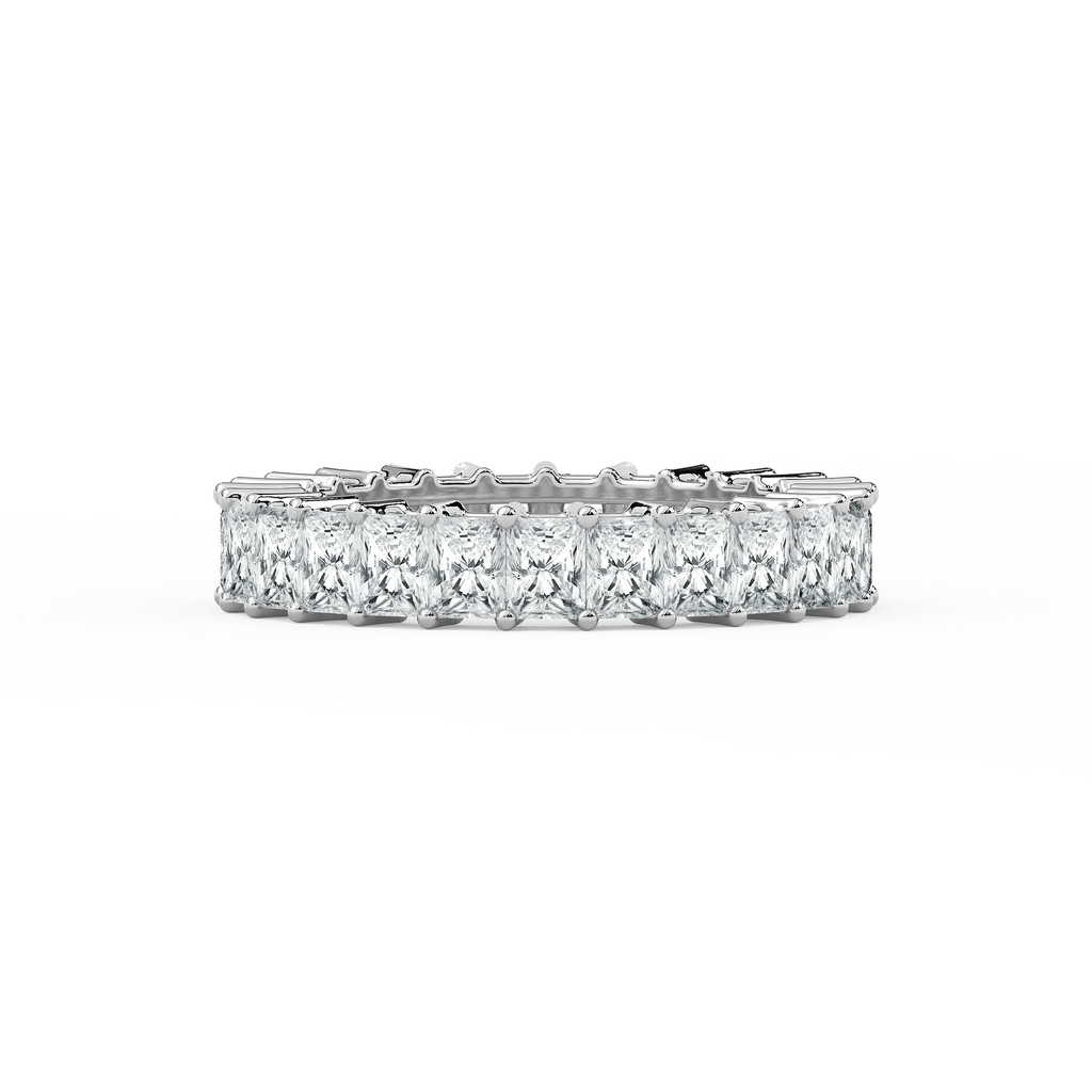 Hadassah Radiant LGD Shared Prong Eternity Band - Platinum / 7 ctw