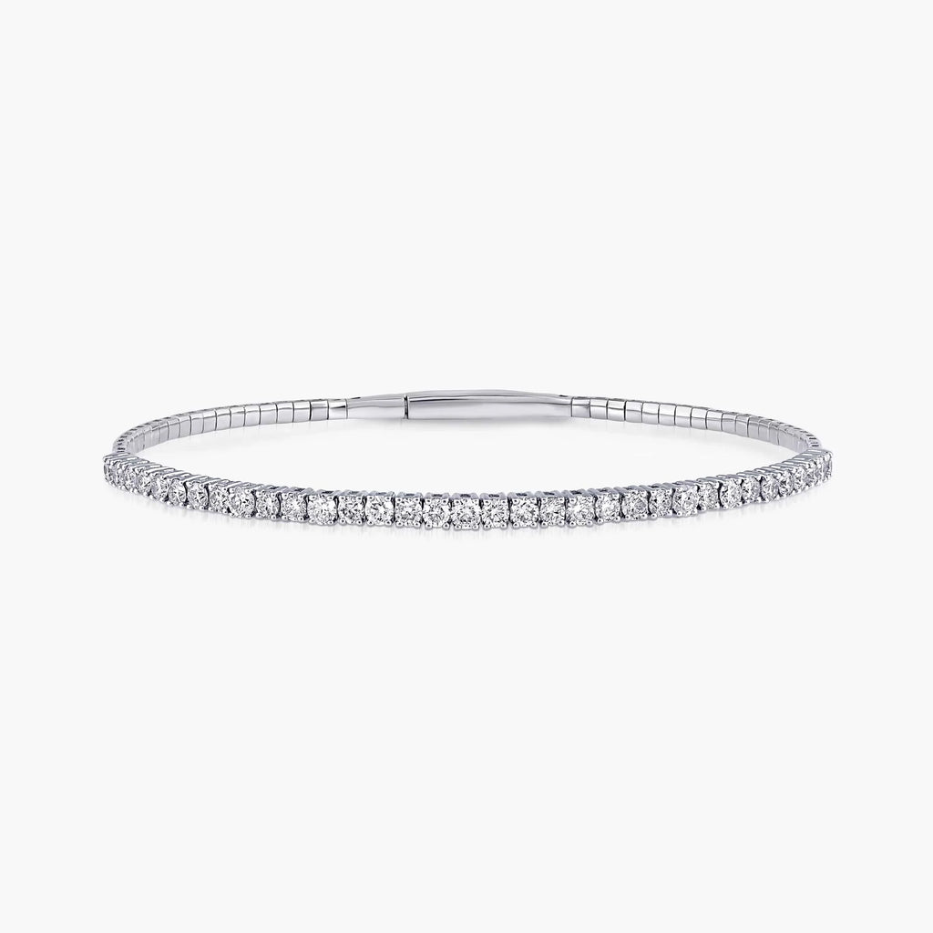 Round LGD Flexible Bangle Bracelet  - 7 Inches