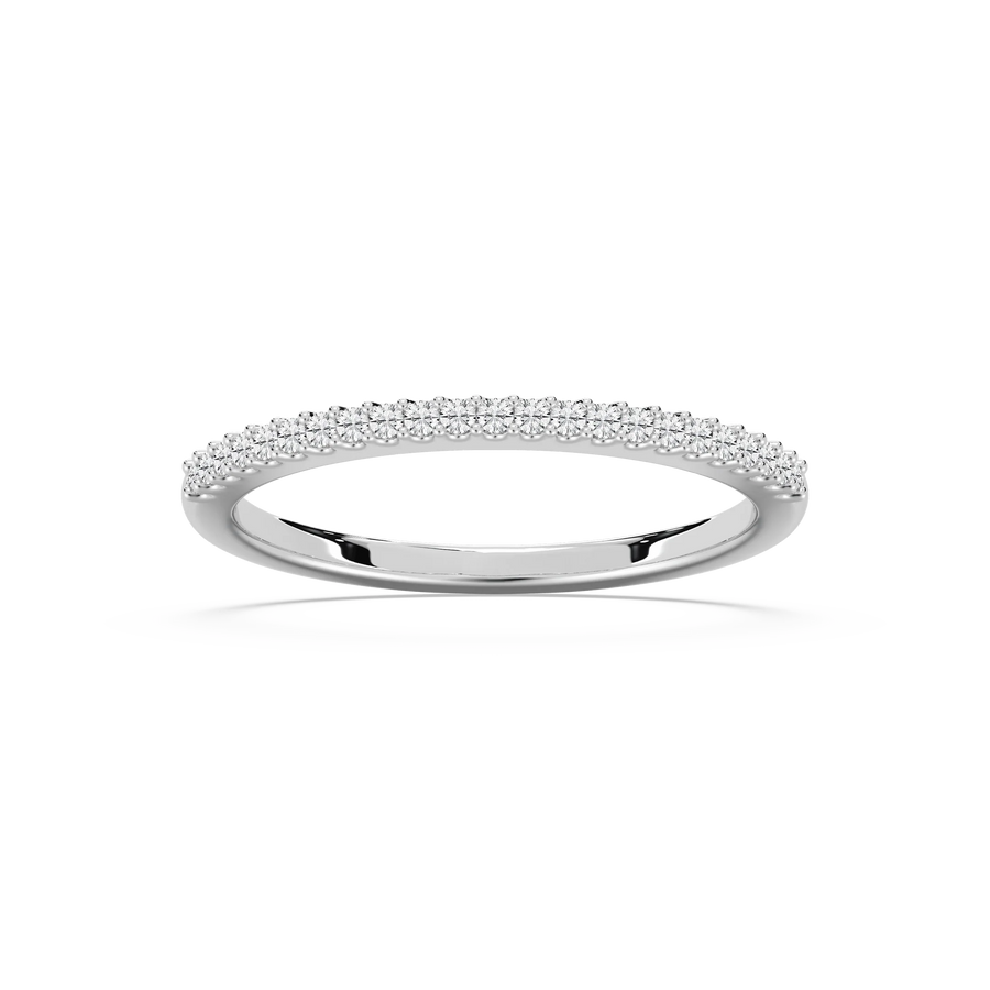 Hailey 1/8 ctw Round LGD Shared Prong Stackable Band