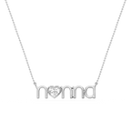 Heart LGD Bezel Nonna Pendant - 16 to 18 Inches