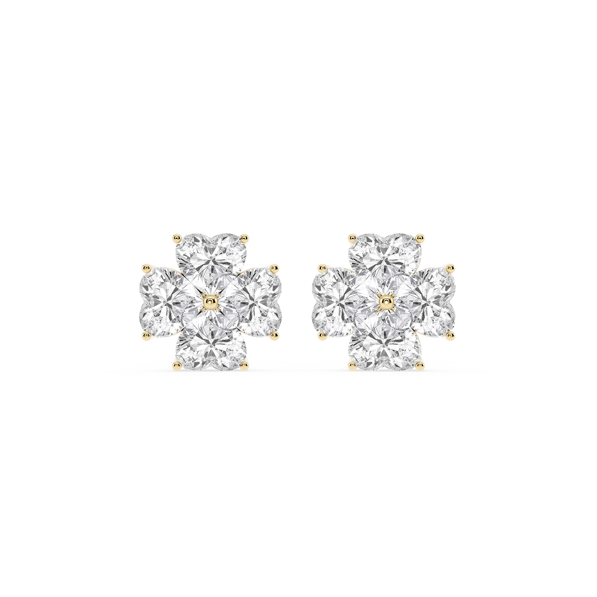 Heart LGD Lucky in Love Stud Earrings
